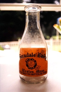 Ferndale Dairy milk bottle