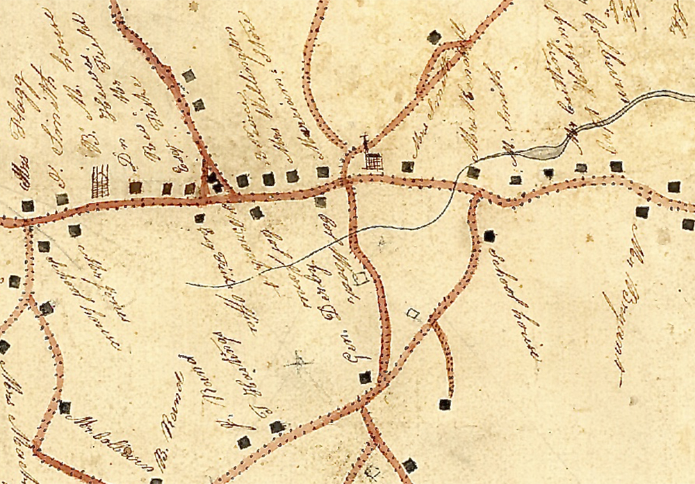 Historic map of Weston Center